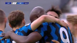 Juventus vs. Inter de Milán: gol de penal de Romelu Lukaku para el 1-1 por la Serie A | VIDEO