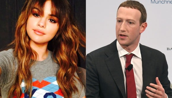 Selena Gomez le envió mensaje a Mark Zuckerberg para acabar con los “haters” en Instagram y Facebook. (Foto: @selenagomez y AFP/Christof STACHE)