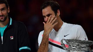 Facebook: Federer se quebró y lloró tras vencer Abierto de Australia