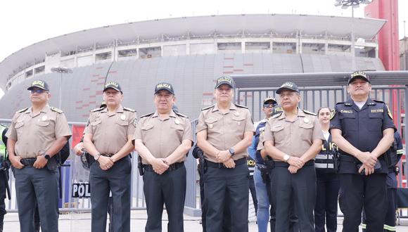 El Estadio Nacional será resguardado por más de 1700 efectivos policiales durante el Perú vs Venezuela. (Foto: PNP)