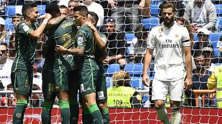 Real Madrid despide la temporada con una dura derrota ante el Betis