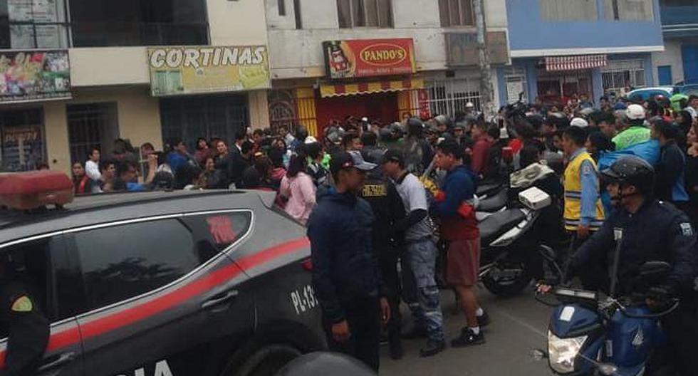 Enfrentamiento ocurrió entre las avenidas Huandoy y Central. (Foto: Municipalidad de Los Olivos)