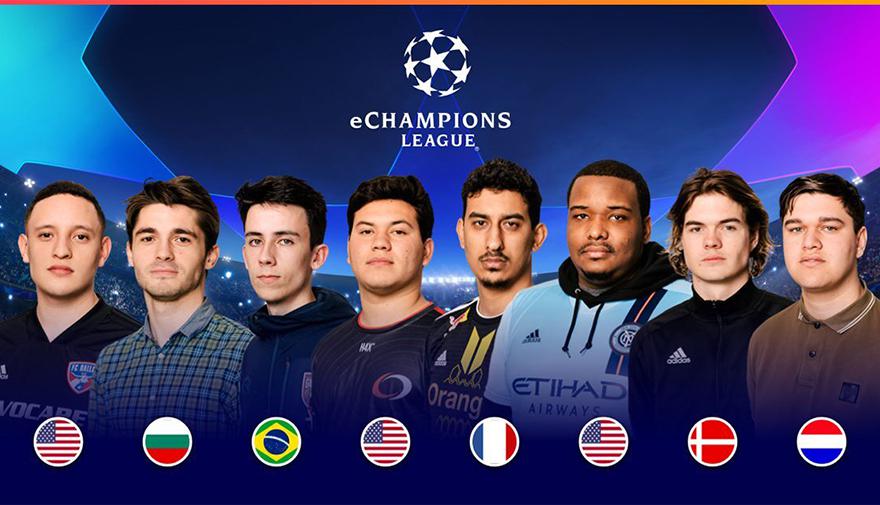 Ellos son los ocho clasificados que se enfrentarán por convertirse en el campeón del eChampions League de FIFA 19. (Imagen: EA FIFA eSports)