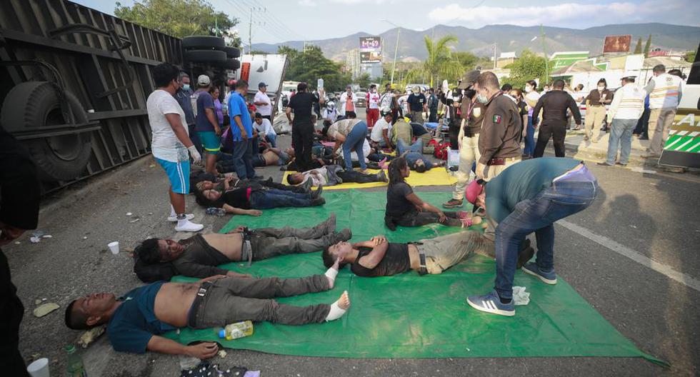 “Don’t close your eyes!”: The moving testimonies of the tragedy of the truck with migrants in southern Mexico