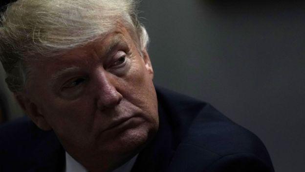 Trump ha dicho que "todas las opciones" están sobre la mesa para Venezuela. (Getty vía BBC)