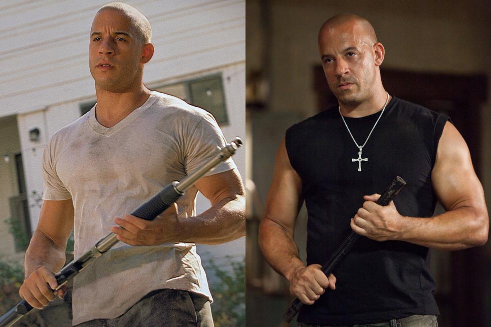 Vin Diesel en la primera y última película de "Rápidos y furiosos".