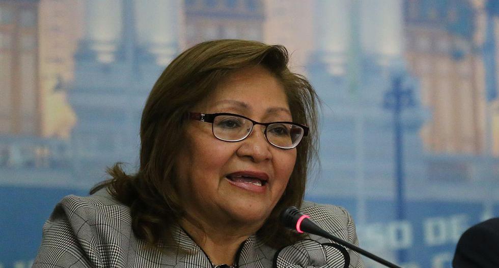 Ana María Choquehuanca, vocera alterna de Peruanos por el Kambio, saludó homologación del acuerdo con Odebrecht. (Foto: Congreso de la República)