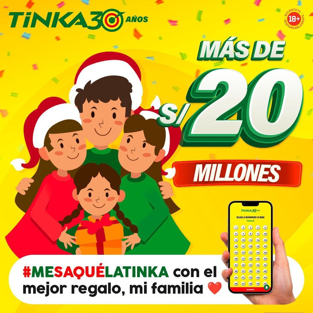 El Pozo de La Tinka ¡reventó! y esta noche de miércoles ¡Tú puedes ser el próximo millonario del Perú!