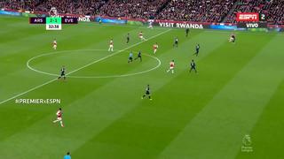 Arsenal vs. Everton: Aubameyang anotó el 2-1 tras una estupenda habilitación de David Luiz | VIDEO