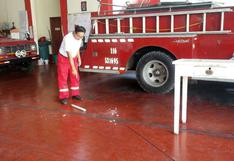 Local de bomberos quedó con rajaduras tras sismo reportado en Junín [FOTOS]