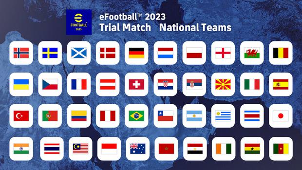 Perú, Brasil, Alemania, Argentina, Chile y otras selecciones se han añadido a eFootball.