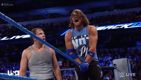 WWE: Dean Ambrose humilló a Aj Styles en SmackDown Live