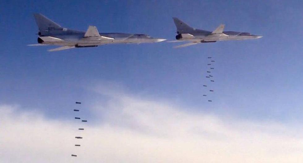 Bombardeos de Rusia en Deir al Zur. (Foto: Ministerio de Defensa de Rusia)