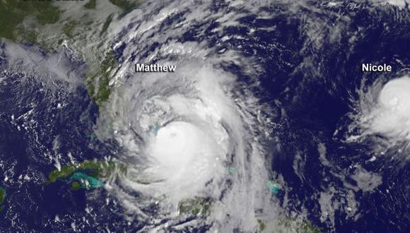 La tormenta tropical Nicole se volvi&oacute; hurac&aacute;n en el Atl&aacute;ntico mientras Estados Unidos afrontar&aacute; a Matthew en Florida. (Foto: Reuters)