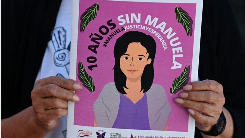 A woman in El Salvador was found guilty of an illegal abortion after suffering a miscarriage.  He died in jail.  (GETTY IMAGES)