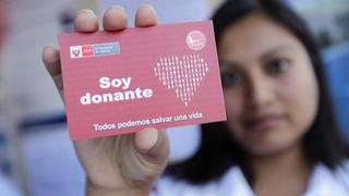 Más de 71,000 peruanos dieron su consentimiento para donar órganos