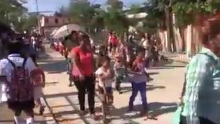 Balacera en pleno desfile de niños de inicial en México [VIDEO]