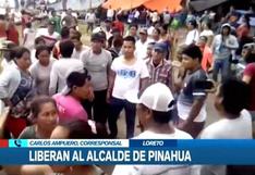 Loreto: pobladores liberan a alcalde de Puinahua, tras ser secuestrado por varias horas