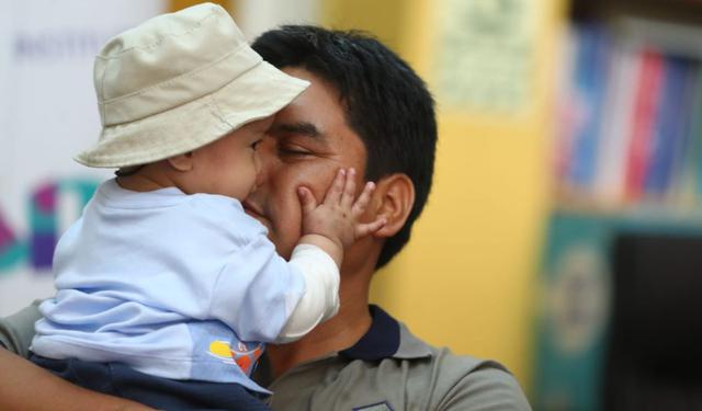La recuperación del pequeño avanza poco a poco, contó su padre Alejandro Pachas. (Foto: Alessandro Currarino)