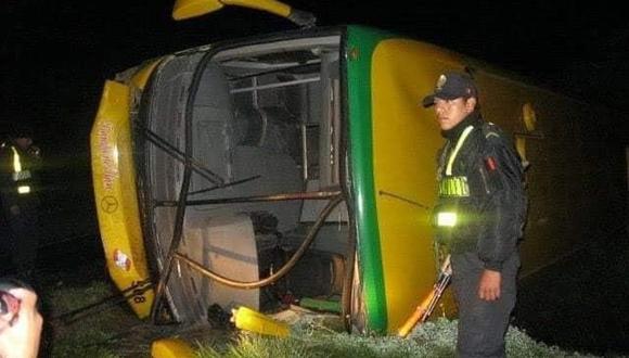 El accidente en la ruta Cusco - Puerto Maldonado. (Foto: Cusco en linea)