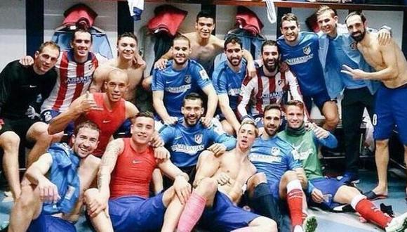Atlético de Madrid: la foto de la celebración en el Bernabéu