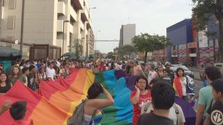 Unión civil: marcha se desplazó hacia la Plaza San Martín