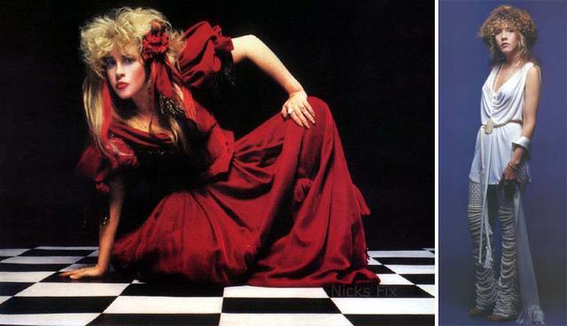 Stevie Nicks. La cantante es una de las voces de la banda de rock británica Fleetwood Mac, que se popularizó a inicios de los setenta. En un inicio, Stevie cultivó un estilo bohemio, con el uso de prendas holgadas y de seda, por influencia del movimiento hippie. Luego, con el paso de los años, se ha mostrado muchos más tradicional. (Foto: stevienicksofficial.com)
