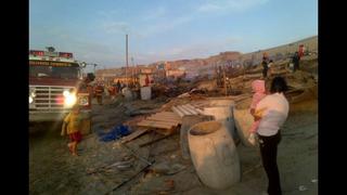 Áncash: incendio destruyó una veintena de casas en Nuevo Chimbote