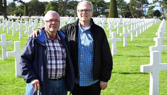 André Gantois, un francés de 72 años, y Allen Henderson, un estadounidense de 64. | Foto: AFP