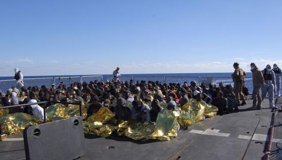 La marina italiana rescató a mil migrantes en 24 horas