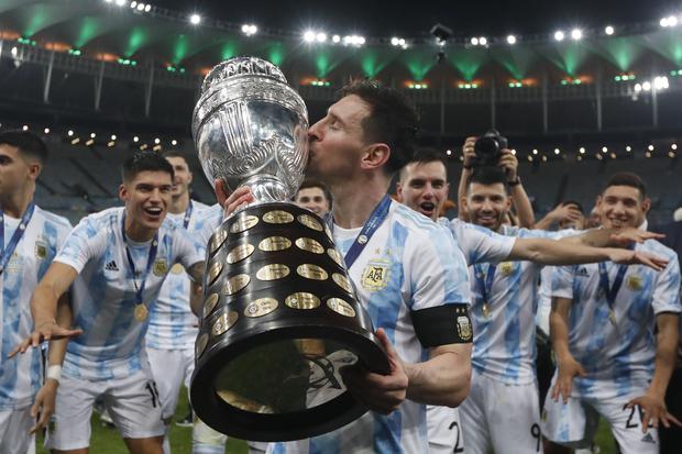 Lionel Messi won the first title with his team in 2021 |  Photo: AP