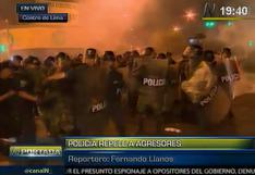 Régimen Laboral Juvenil: Policía repelió a manifestantes (VIDEO)