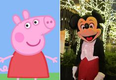 Peppa Pig cede su trono a Mickey Mouse en el Año Nuevo chino