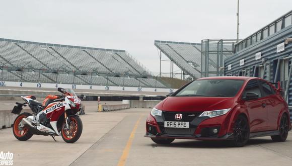 YouTube: Honda enfrentó a su auto y moto más poderosa