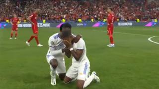Entre lágrimas: el festejo de los jugadores de Real Madrid tras vencer a Liverpool en la Champions League