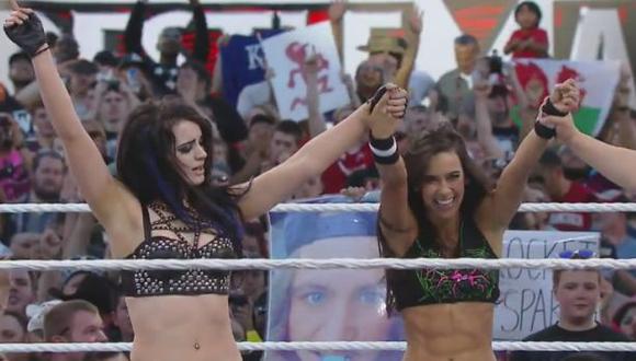 WrestleMania 31: Paige y Aj Lee vencieron a las hermanas Bella