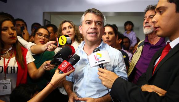 Julio Guzmán se refirió a la situación del Partido Morado post-coronavirus y de cara a las elecciones del 2021. (Foto: GEC)