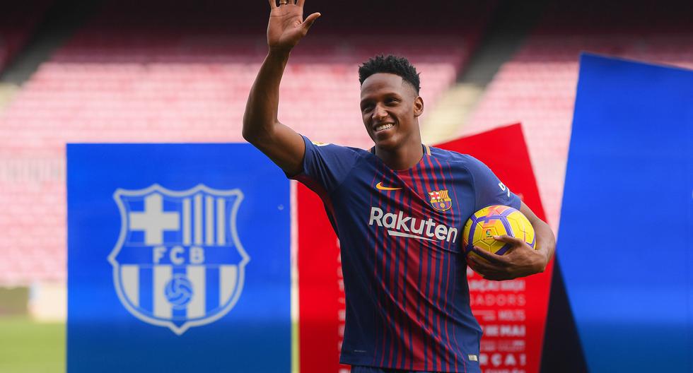 Yerry Mina aseguró que _\"no dudó dos veces\"_ la oportunidad de jugar en el FC Barcelona. (Foto: Getty Images)
