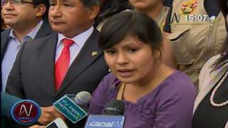 Fiorela Nolasco pide protección también para sus familiares