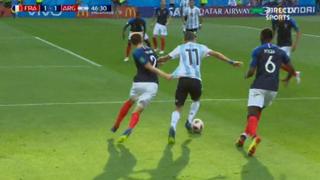 Argentina vs. Francia: la gran jugada de Ángel Di Maria previo al gol Albiceleste