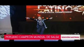 Peruano se consagra como campeón mundial de salsa en México