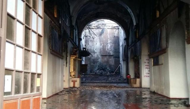 Cusco: el incendio que destruyó el 80% de la iglesia de San Sebastián | FOTOS