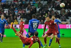 Thomas Müller anotó el gol del fin de semana con el Bayer Munich