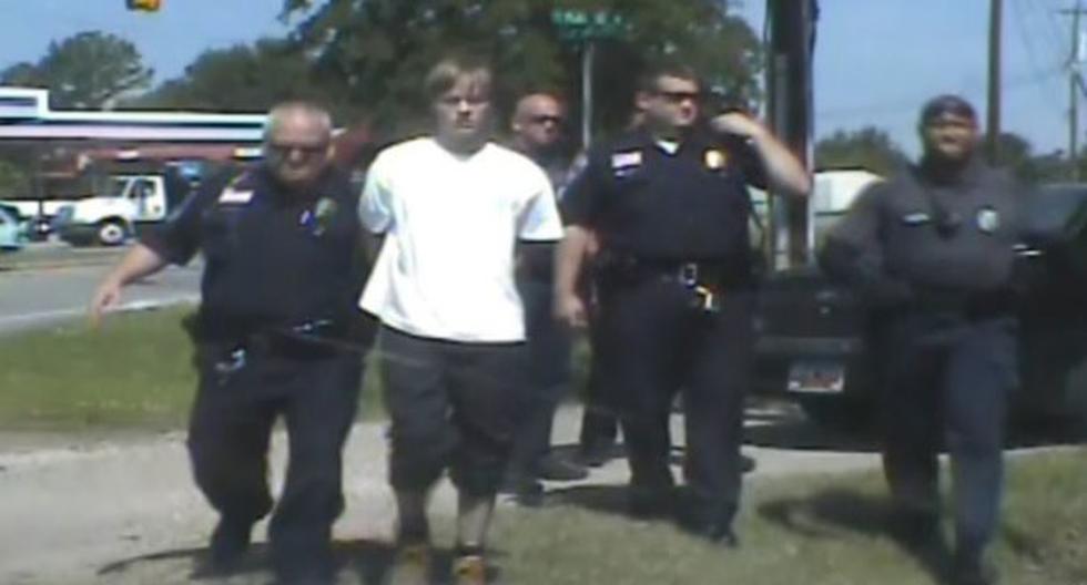 Asesino de Charleston fue arrestado. (Foto: Captura YouTube)