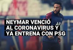 Neymar venció al coronavirus y anunció su regreso a entrenamientos de PSG