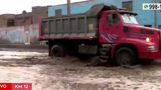 Lluvías en Perú: Carretera Central continúa inundada por fuertes precipitaciones