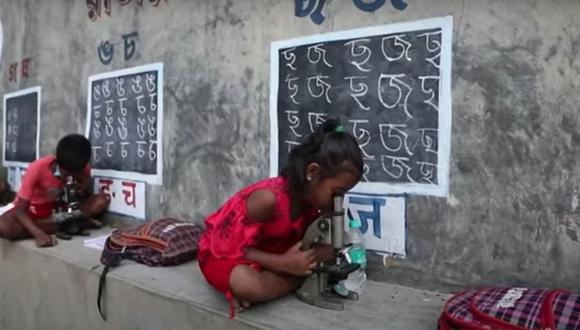 Imagen tomada en las calles de la India. (Foto: captura de pantalla)