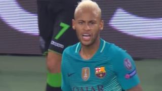 Neymar y el insulto por el que le mostraron amarilla [VIDEO]