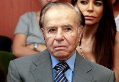 Argentina: Piden 4 años de cárcel por fraude para el ex presidente Carlos Menem