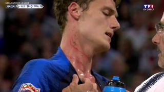 Francia vs. Alemania: el violento pisotón de Rüdiger a Pavard en el cuello [VIDEO]